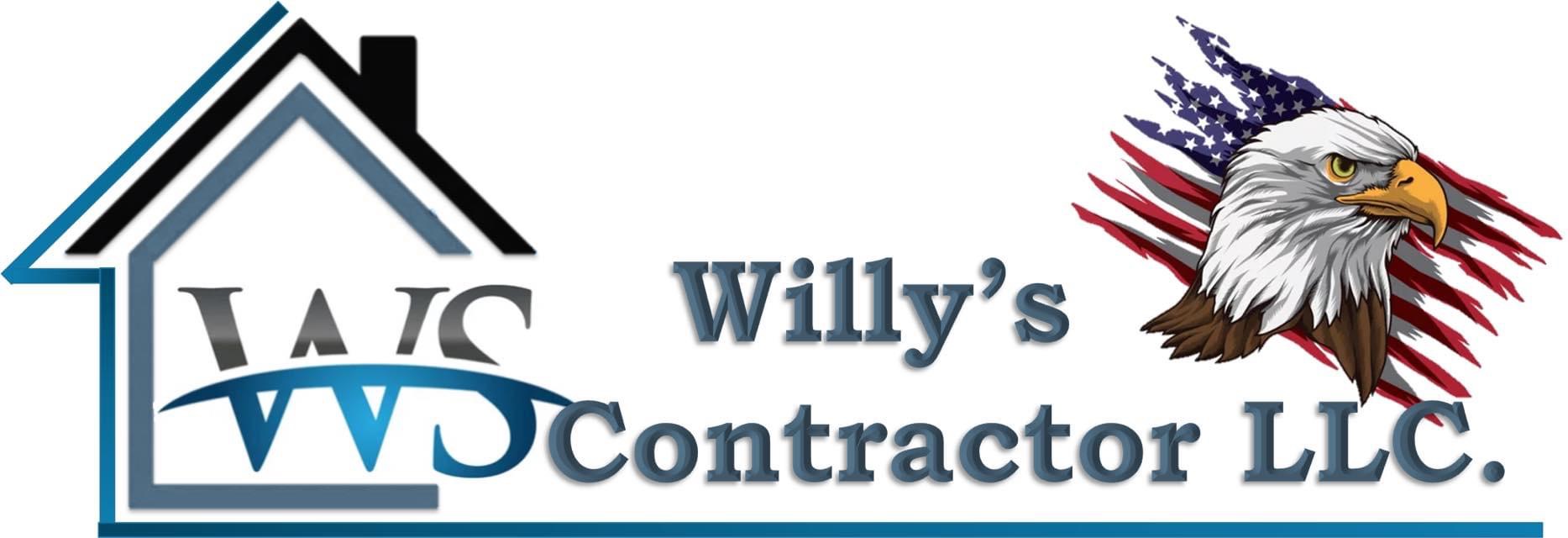 Willy's Contractor LLC Logo White